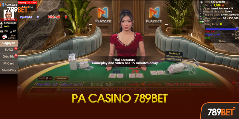 PA Casino 789bet - Trải Nghiệm Sảnh Game Playace Đẳng Cấp Quốc Tế 3 Chiến Thuật Chơi PA Casino Hiệu Quả